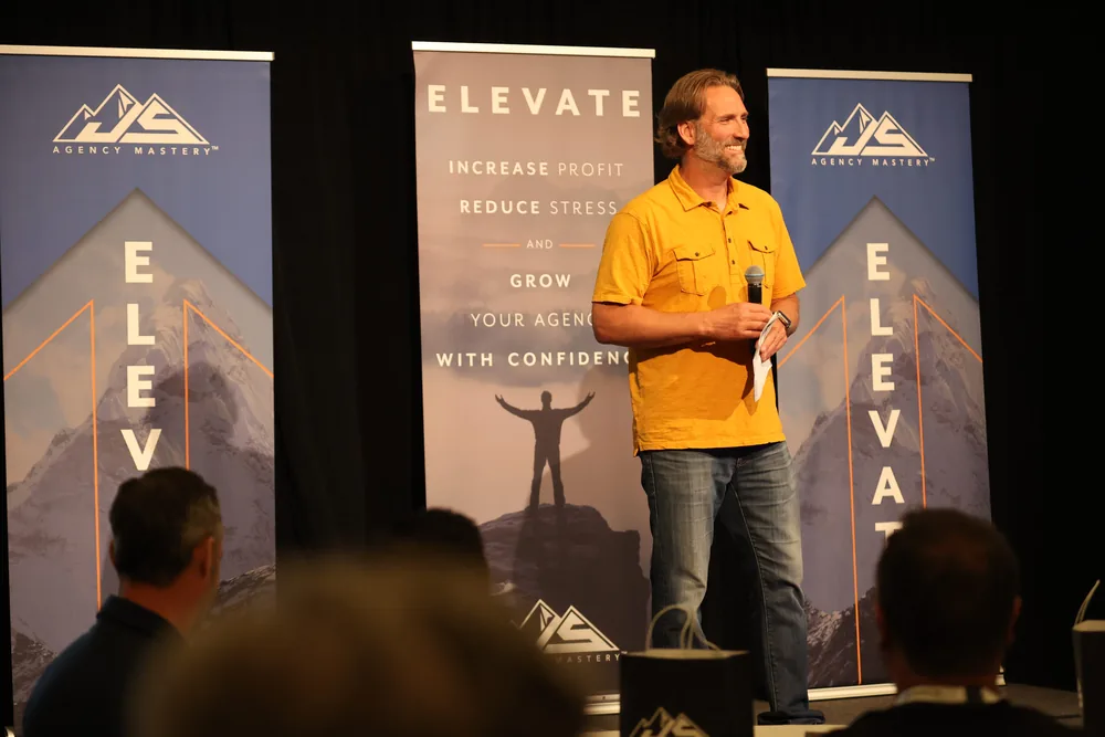 Jason Swenk, Agency Mastery founder and Elevate Live host, agency growth speaker
